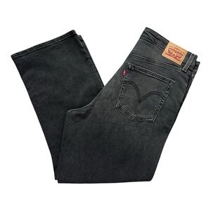 Levi’s NWT Ribcage Straight Ankle Jeans Women’s Black High Rise Denim Size 32